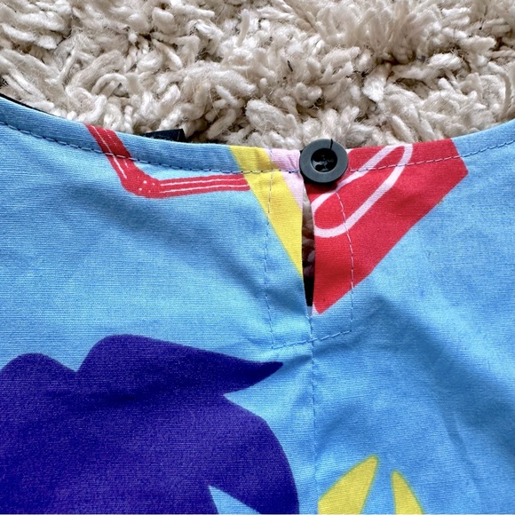 Nooworks Ruffle Snacks Print Top - Picture 6 of 12